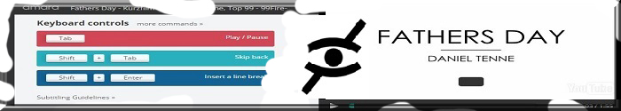 Auschnitt der Website "amara.org" mit Ansicht des Online Videobearbeitungstools wie z. B. Keyboard Control Buttons und Video Player. Logo Audiodeskription.